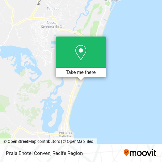 Praia Enotel Conven map