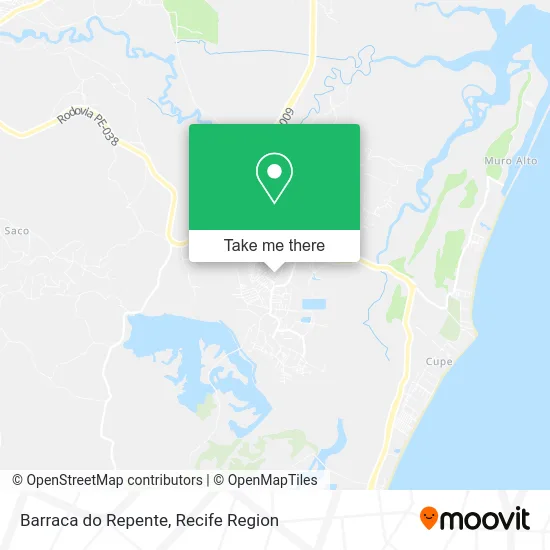 Barraca do Repente map