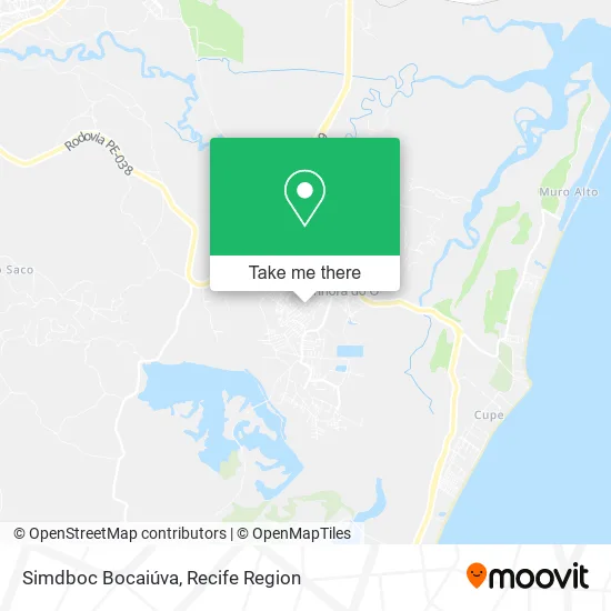 Simdboc Bocaiúva map