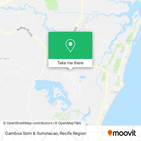 Gamboa Som & Iluminacao map