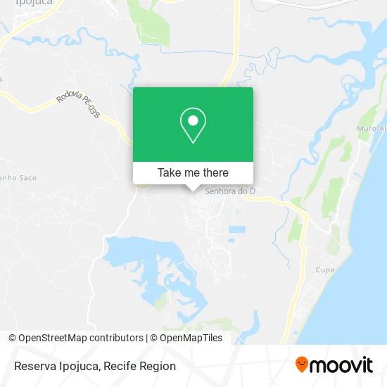 Reserva Ipojuca map