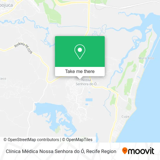 Clínica Médica Nossa Senhora do Ó map