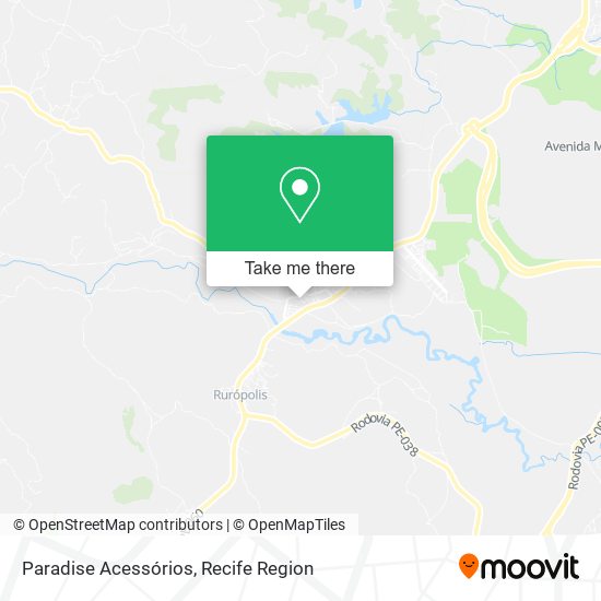 Paradise Acessórios map