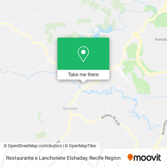 Restaurante e Lanchonete Elshaday map