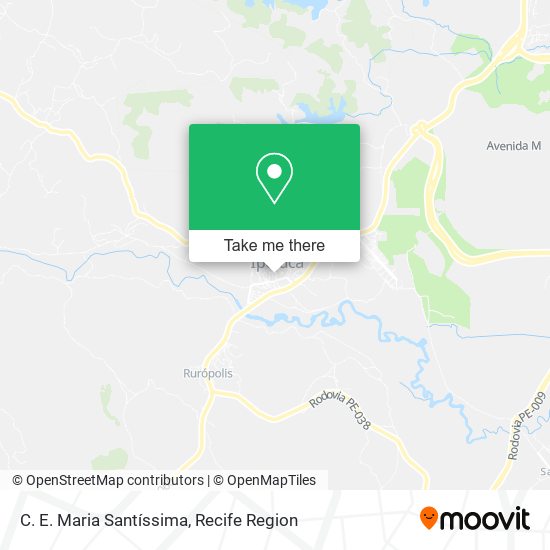 C. E. Maria Santíssima map