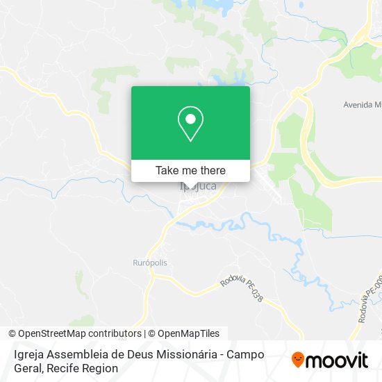 Igreja Assembleia de Deus Missionária - Campo Geral map