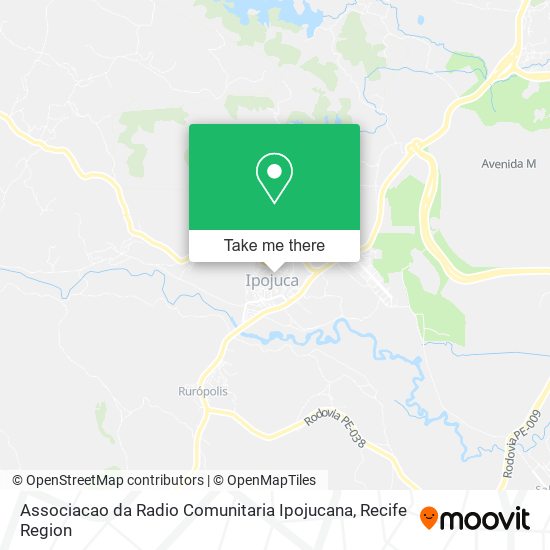 Associacao da Radio Comunitaria Ipojucana map