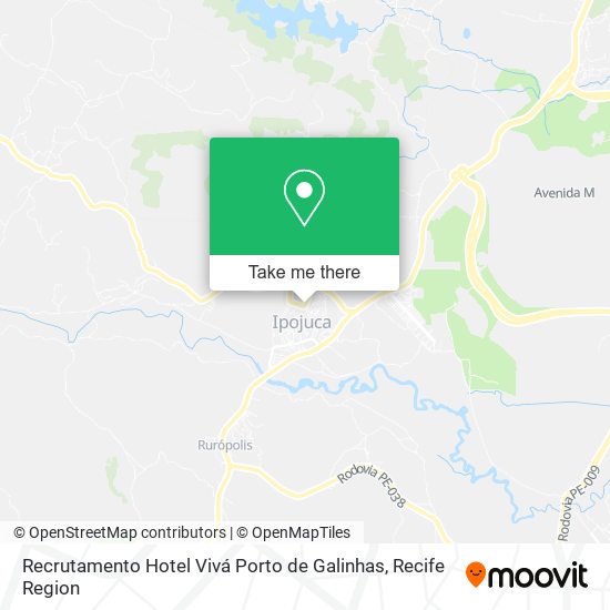 Recrutamento Hotel Vivá Porto de Galinhas map