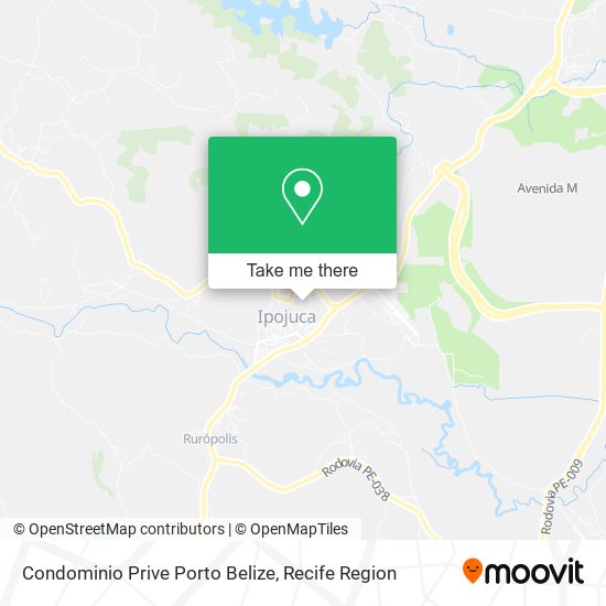 Condominio Prive Porto Belize map