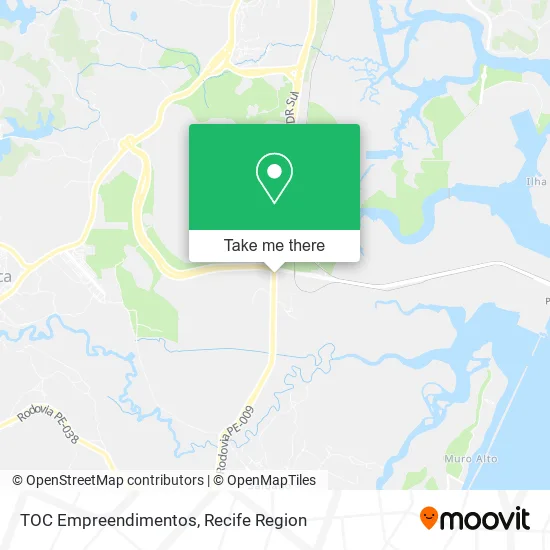 TOC Empreendimentos map