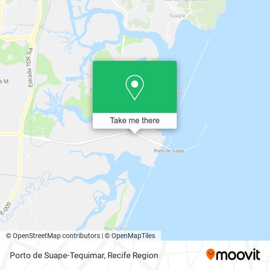 Porto de Suape-Tequimar map