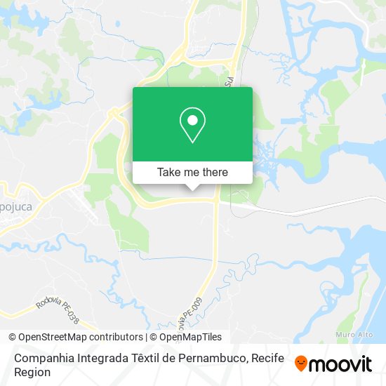 Companhia Integrada Têxtil de Pernambuco map