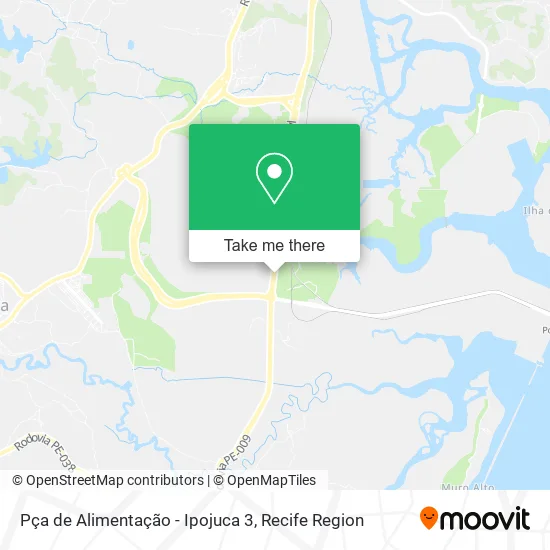 Pça de Alimentação - Ipojuca 3 map