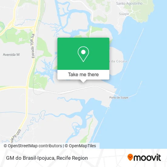 GM do Brasil-Ipojuca map