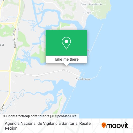 Agência Nacional de Vigilância Sanitária map