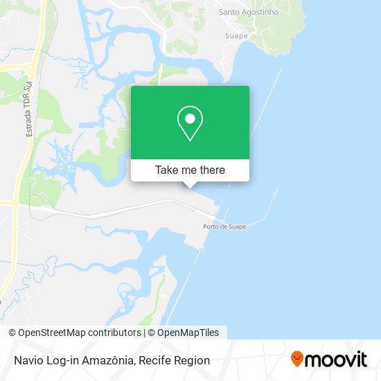 Navio Log-in Amazônia map