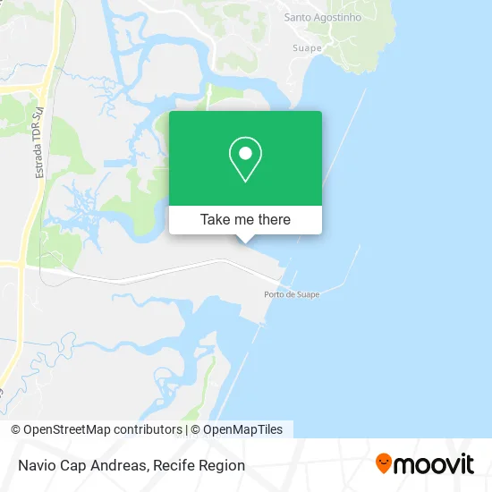 Navio Cap Andreas map
