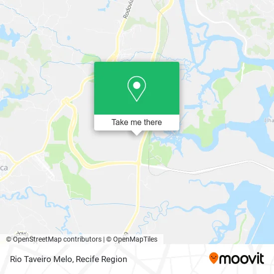 Rio Taveiro Melo map