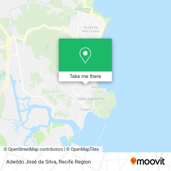 Adeildo José da Silva map