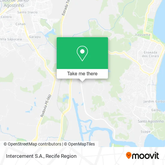 Intercement S.A. map