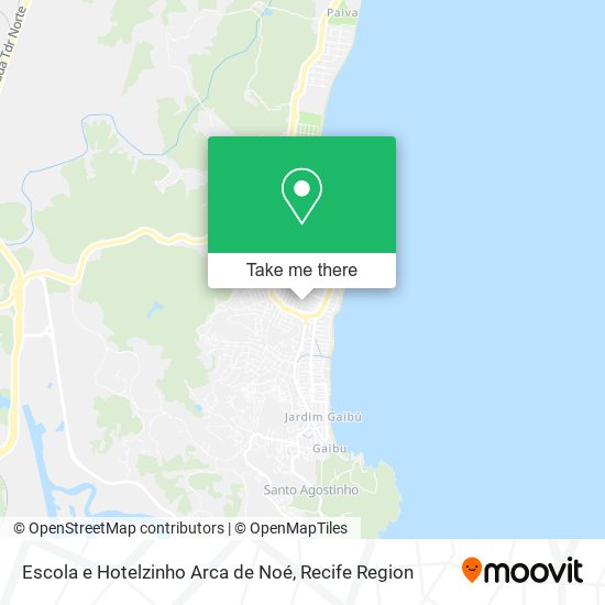 Escola e Hotelzinho Arca de Noé map