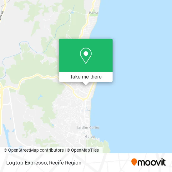 Logtop Expresso map
