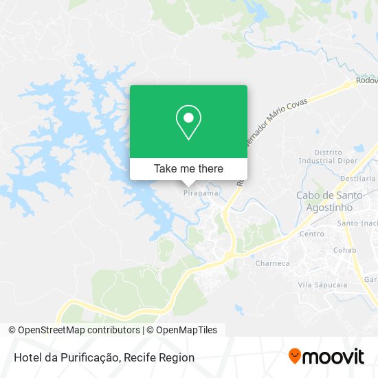 Hotel da Purificação map