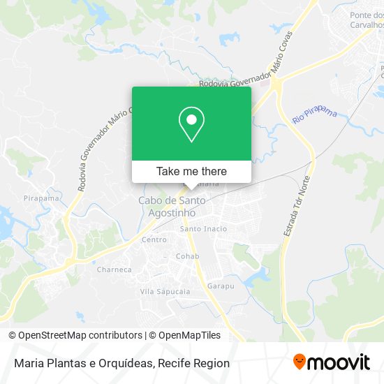 Maria Plantas e Orquídeas map