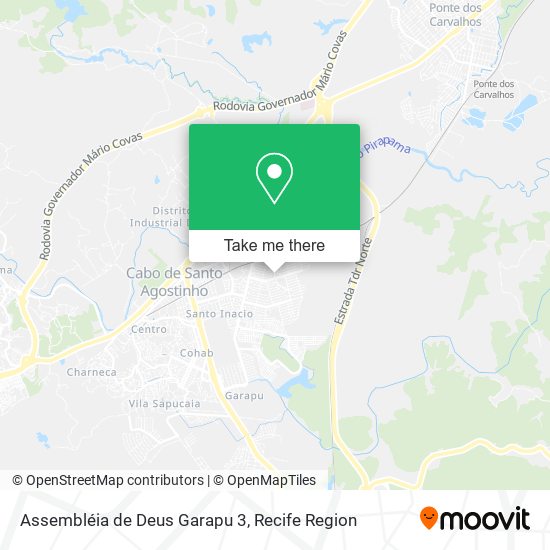 Assembléia de Deus Garapu 3 map