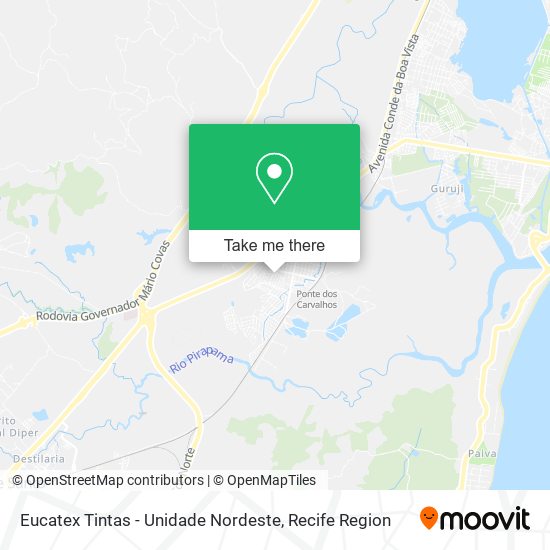 Eucatex Tintas - Unidade Nordeste map