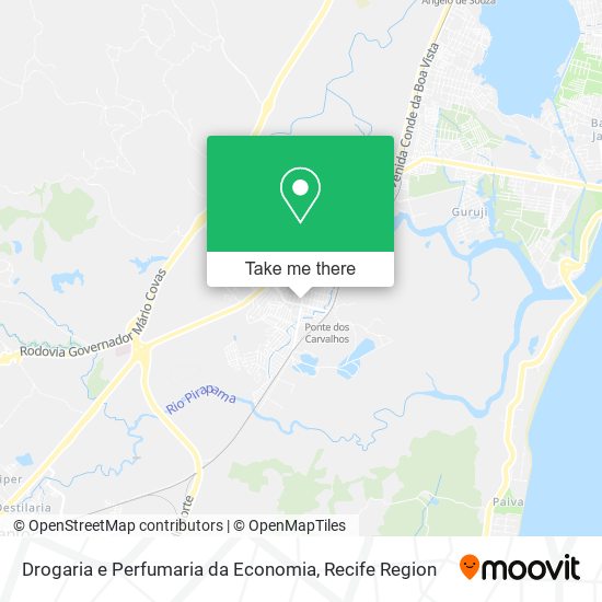 Drogaria e Perfumaria da Economia map