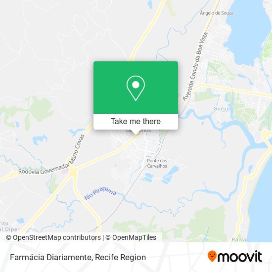 Farmácia Diariamente map
