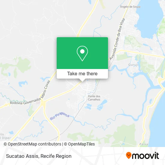 Sucatao Assis map