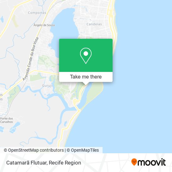 Catamarã Flutuar map