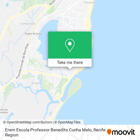 Erem Escola Professor Benedito Cunha Melo map