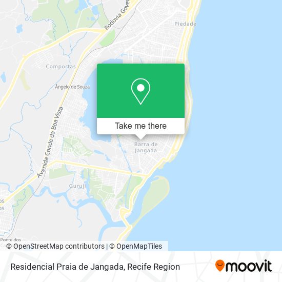 Residencial Praia de Jangada map