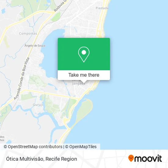 Ótica Multivisão map