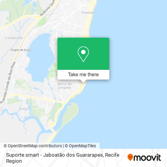 Suporte smart - Jaboatão dos Guararapes map