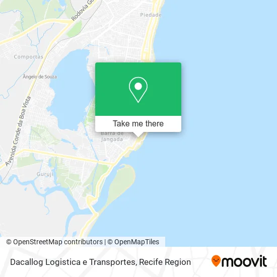 Dacallog Logistica e Transportes map