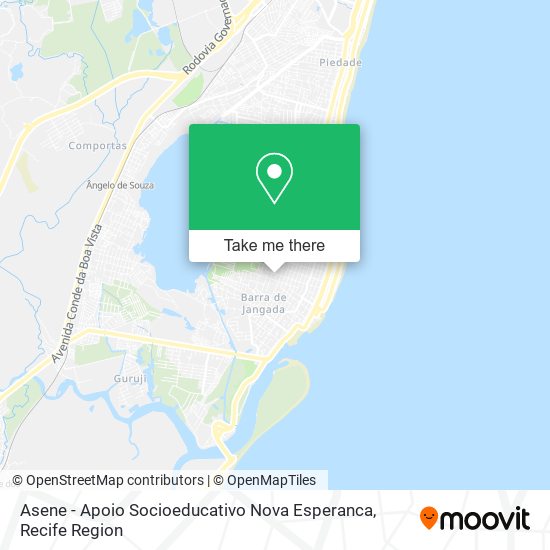 Asene - Apoio Socioeducativo Nova Esperanca map