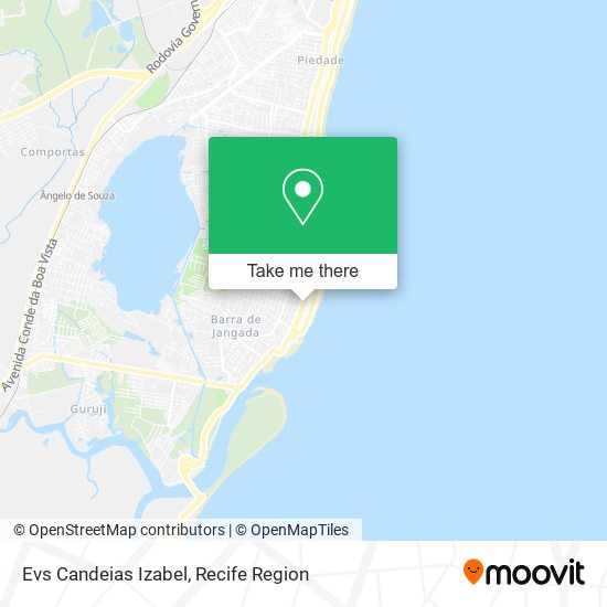 Evs Candeias Izabel map