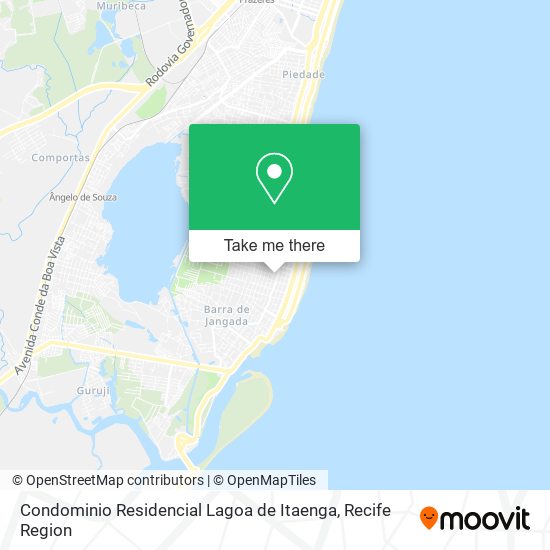 Condominio Residencial Lagoa de Itaenga map