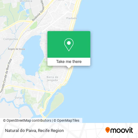 Natural do Paiva map