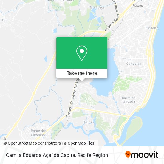 Camila Eduarda Açaí da Capita map