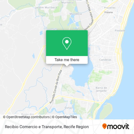 Recibio Comercio e Transporte map