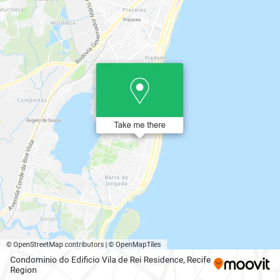 Condominio do Edificio Vila de Rei Residence map