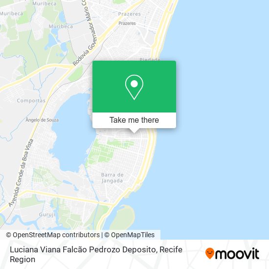Luciana Viana Falcão Pedrozo Deposito map
