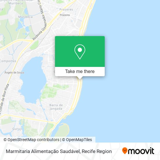 Marmitaria Alimentação Saudável map