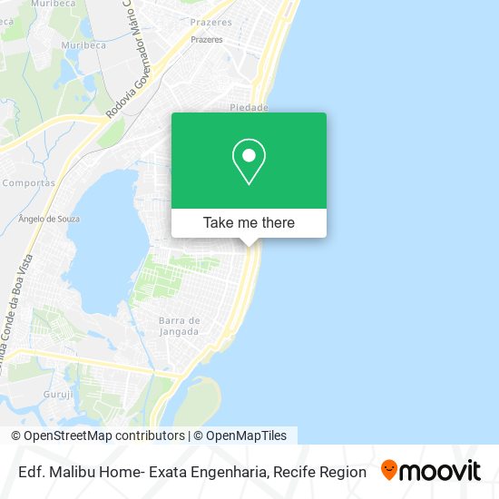 Edf. Malibu Home- Exata Engenharia map