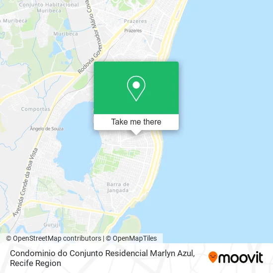 Condominio do Conjunto Residencial Marlyn Azul map